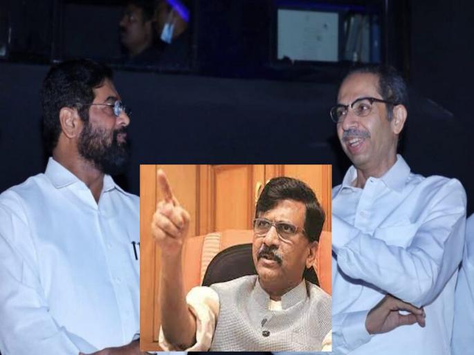 Shiv Sena: "Public Eknath Shinde group will kick the ass, Uddhav Thackeray will lift them from politics" - Sanjay Raut | Shiv Sena:"जनता शिंदे गटाची गाढवावरून धिंड काढणार, उद्धव ठाकरे त्यांना राजकारणातून उठवणार’’ Shiv Sena: "Public Eknath Shinde group will kick the ass, Uddhav Thackeray will lift them from politics" - Sanjay Raut | Shiv Sena:"जनता शिंदे गटाची गाढवावरून धिंड काढणार, उद्धव ठाकरे त्यांना राजकारणातून उठवणार’’