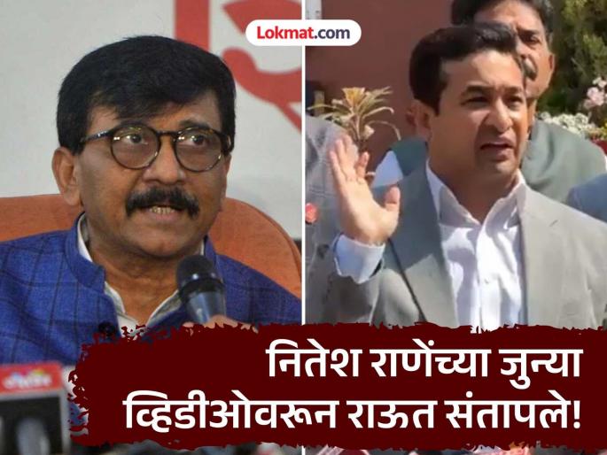 'All of them should be accused of Mumbai bomb blasts', MP Sanjay Raut lashes out at Nitesh Rane | 'या सगळ्यांना मुंबई बॉम्ब स्फोटातील आरोपी करायला हवे', खासदार संजय राऊत नितेश राणेंवर भडकले
