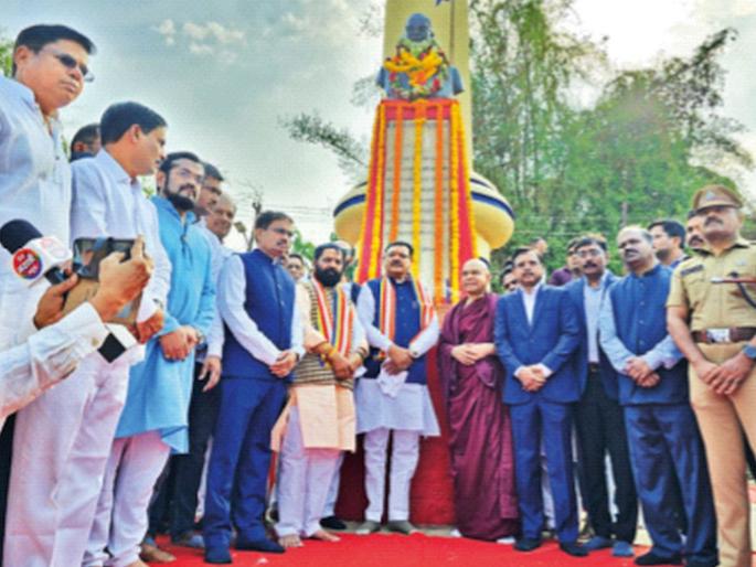 Minister Sanjay Shirsat announces that Bhima Srushti will be established in historical Mahad | ऐतिहासिक महाडमध्ये भीमसृष्टी उभारणार, मंत्री संजय शिरसाट यांची घोषणा Minister Sanjay Shirsat announces that Bhima Srushti will be established in historical Mahad | ऐतिहासिक महाडमध्ये भीमसृष्टी उभारणार, मंत्री संजय शिरसाट यांची घोषणा