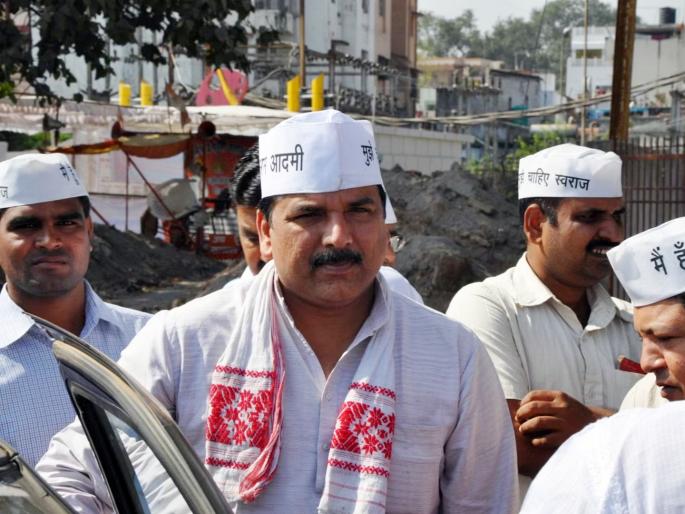 aap mp sanjay singh criticised bjp and central govt after bail from court | “केजरीवाल वहिनींच्या डोळ्यात प्रथमच अश्रू पाहिले, देव धडा शिकवेल”; संजय सिहांची भाजपावर टीका