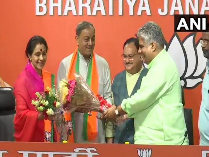 Former Congress Rajya Sabha MP Sanjay Singh join Bharatiya Janata Party | संजय सिंह यांचा सपत्निक भाजपामध्ये प्रवेश Former Congress Rajya Sabha MP Sanjay Singh join Bharatiya Janata Party | संजय सिंह यांचा सपत्निक भाजपामध्ये प्रवेश