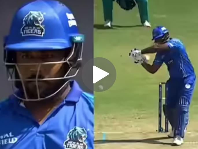 One Ball Two Sixes 13 Runs Sanju Samson Miss Century Unthinkable Ahead Of Asia Cup Watch | संजूची सलग दुसरी सेंच्युरी हुकली! पण Asia Cup आधी एका चेंडूत १३ धावा करत मैफिल लुटली (VIDEO)
