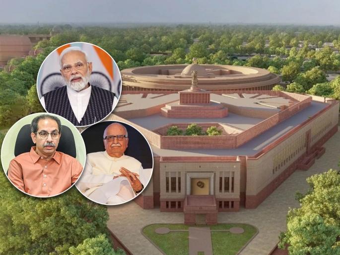 shiv sena saamana editorial targets bjp parliament opening narendra modi delhi asked about Lal Krishna Advani president invitation | 'फक्त आडवाणींना एखादा कोपरा आहे काय तेवढं पाहा,' संसद भवनाच्या उद्घाटनावरून ठाकरे गटाचा टोला shiv sena saamana editorial targets bjp parliament opening narendra modi delhi asked about Lal Krishna Advani president invitation | 'फक्त आडवाणींना एखादा कोपरा आहे काय तेवढं पाहा,' संसद भवनाच्या उद्घाटनावरून ठाकरे गटाचा टोला