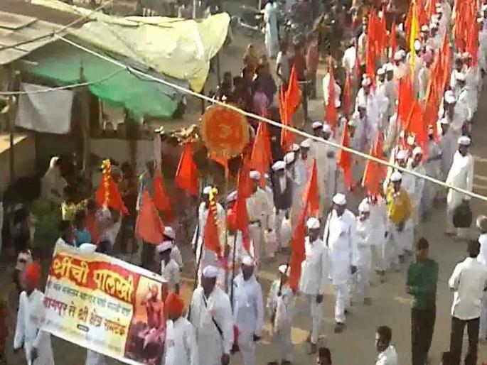 Sant Gajanan Maharaj's palakhi news | Ashadhi Ekadashi Special: संत गजानन महाराज यांची पालखी शनिवारी शिरपुरात Sant Gajanan Maharaj's palakhi news | Ashadhi Ekadashi Special: संत गजानन महाराज यांची पालखी शनिवारी शिरपुरात