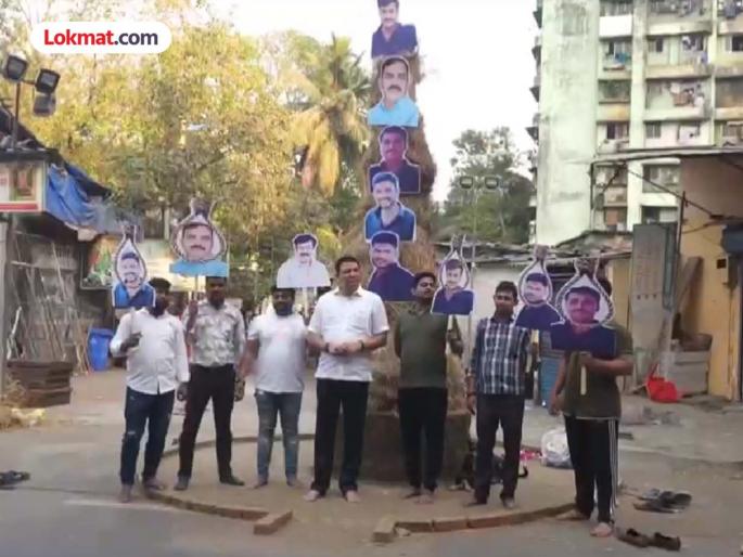 Santosh Deshmukh murder: Accused including Valmik Karad celebrate Holi in Thane, burn Holika as symbolic hanging | संतोष देशमुख हत्या: ठाण्यात वाल्मीक कराडसह आरोपींची होळी, प्रतिकात्मक फाशी देत होलिका दहन Santosh Deshmukh murder: Accused including Valmik Karad celebrate Holi in Thane, burn Holika as symbolic hanging | संतोष देशमुख हत्या: ठाण्यात वाल्मीक कराडसह आरोपींची होळी, प्रतिकात्मक फाशी देत होलिका दहन