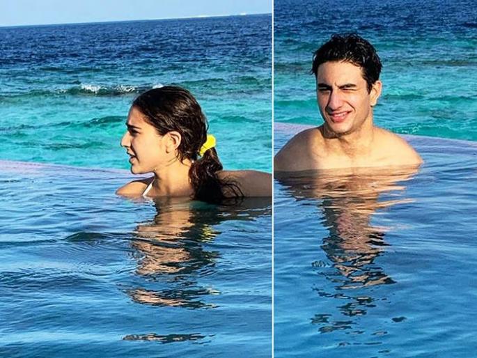 Sara Ali Khan Trolled for 'Awkward' Bikini Pose with her brother Ibrahim | भाऊ इब्राहिमसोबत साराचा फोटो पाहून चाहत्यांचा चढला होता पारा, दिल्या होत्या संतप्त प्रतिक्रीया Sara Ali Khan Trolled for 'Awkward' Bikini Pose with her brother Ibrahim | भाऊ इब्राहिमसोबत साराचा फोटो पाहून चाहत्यांचा चढला होता पारा, दिल्या होत्या संतप्त प्रतिक्रीया
