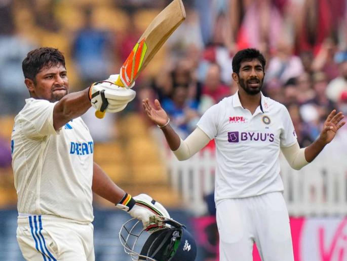 sarfaraz khan smashes hundred intra squad match jasprit bumrah ruturaj gaikwad sai sudharsan failed ind vs eng | 'टीम इंडिया'तून वगळलेल्या सरफराज खानचे 'वनडे स्टाईल' शतक, बुमराहला एकही विकेट नाही, ऋतुराजही अपयशी