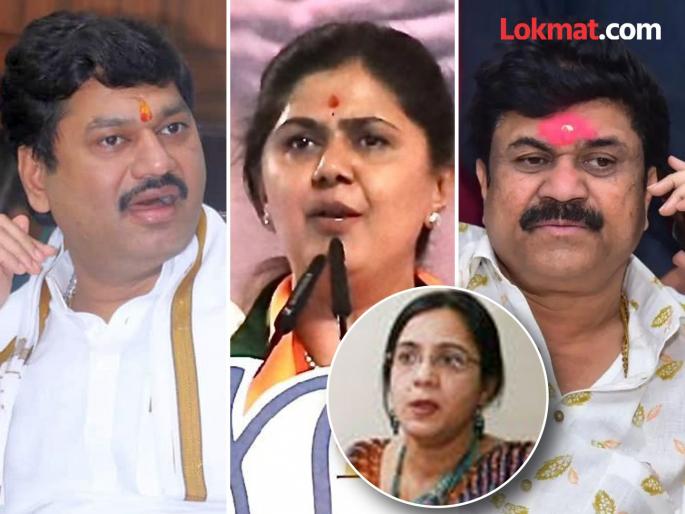 Pankaja Munde And Dhananjay Munde grabbed our land Sarangi Mahajan's allegation | "पंकजा-धनंजयने आमची जमीन हडपली, वाल्मीक कराडच्या..."; सारंगी महाजनांचा आरोप Pankaja Munde And Dhananjay Munde grabbed our land Sarangi Mahajan's allegation | "पंकजा-धनंजयने आमची जमीन हडपली, वाल्मीक कराडच्या..."; सारंगी महाजनांचा आरोप