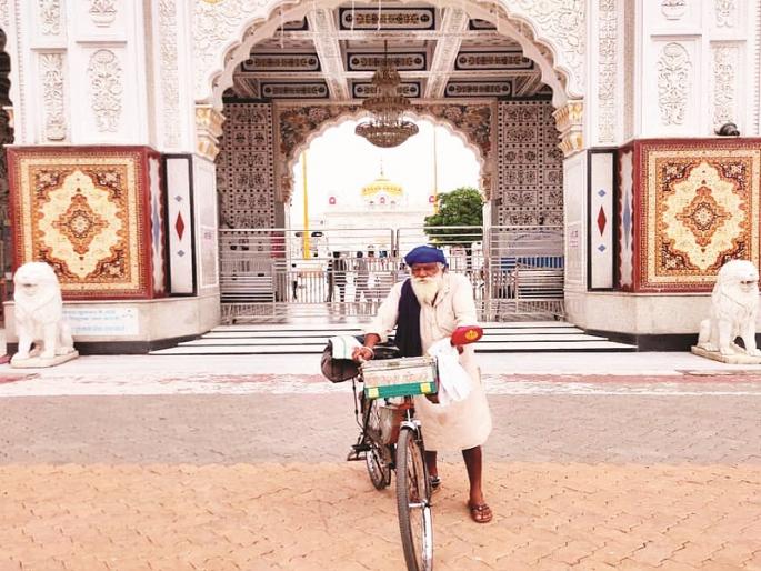 Jo Bole So Nihal ! 82-year-old 'Young Man' 2200 km cycle journey; Reached Nanded Gurdwara from Amritsar! | जो बोले सो निहाल ! ८२ वर्षीय 'तरुणाची' २२०० किमीची सायकल यात्रा; अमृतसरहून नांदेड गुरुद्वारात पोहोचला! Jo Bole So Nihal ! 82-year-old 'Young Man' 2200 km cycle journey; Reached Nanded Gurdwara from Amritsar! | जो बोले सो निहाल ! ८२ वर्षीय 'तरुणाची' २२०० किमीची सायकल यात्रा; अमृतसरहून नांदेड गुरुद्वारात पोहोचला!
