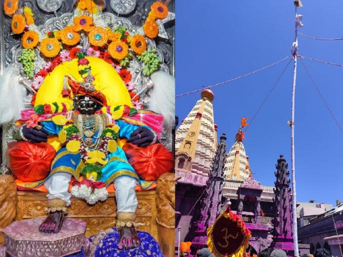 On the auspicious occasion of Gudi Padwa Manachi Sasankathi entered the Jotiba mountain | Kolhapur News: गुढी पाडव्याच्या शुभ मुहूर्तावर मानाची सासनकाठी जोतिबा डोंगरावर दाखल On the auspicious occasion of Gudi Padwa Manachi Sasankathi entered the Jotiba mountain | Kolhapur News: गुढी पाडव्याच्या शुभ मुहूर्तावर मानाची सासनकाठी जोतिबा डोंगरावर दाखल