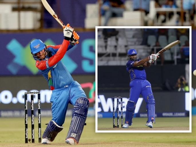 SA20 - Despite Kieron Pollard's storming innings, MI Cape Town lost; Heinrich Klaasen scored 85 off 32 balls, Super Giants won by 11 runs (DLS method) | किरॉन पोलार्डच्या वादळी खेळीनंतरही MI चा संघ हरला; हेनरिच क्लासेनच्या ३५ चेंडूंत ८५ धावा