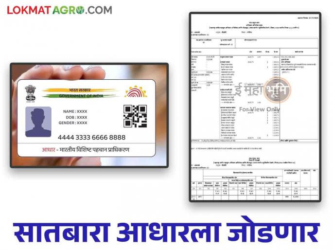 Satbara Record : Now you will know how much agriculture land is in your name with one click | Satbara Record : तुमच्या नावावर किती शेती हे कळणार आता एका क्लिकवर