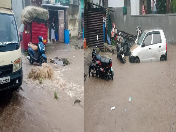 Rain again in Satara district Power supply cut in many areas | साताऱ्यात पाऊस पुन्हा सक्रीय, ढगांच्या गडगडाटात धो-धो बरसला Rain again in Satara district Power supply cut in many areas | साताऱ्यात पाऊस पुन्हा सक्रीय, ढगांच्या गडगडाटात धो-धो बरसला