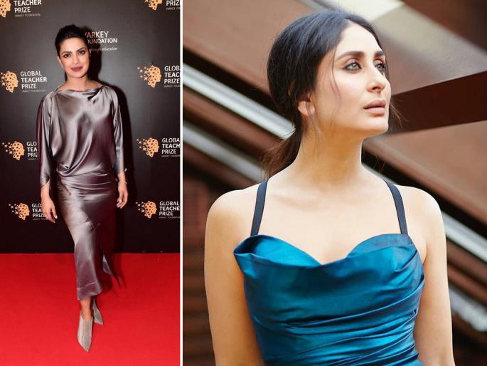 fashion of satin dresses returns take cue from bollywood divas | 90च्या दशकातल्या सॅटिन ट्रेन्डची सध्या बॉलिवूडमध्ये चलती!