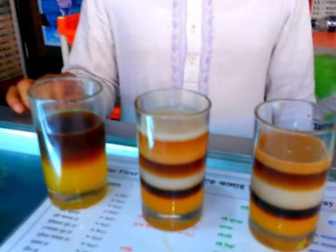 Seven colour tea for chai lovers in Bangladesh, That looks fantastic see video | या 'सतरंगी चहा'ला सोशल मीडियाची पसंती, कसा करतात हा चहा?