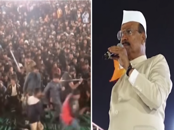 Minister Abdul Sattar's tongue slips again; Police ordered to baton charge after making controversial statement in Gautami Patil's program | मंत्री सत्तारांची जीभ पुन्हा घसरली; वादग्रस्त वक्तव्य करत पोलिसांना दिले लाठीचार्जचे आदेश Minister Abdul Sattar's tongue slips again; Police ordered to baton charge after making controversial statement in Gautami Patil's program | मंत्री सत्तारांची जीभ पुन्हा घसरली; वादग्रस्त वक्तव्य करत पोलिसांना दिले लाठीचार्जचे आदेश