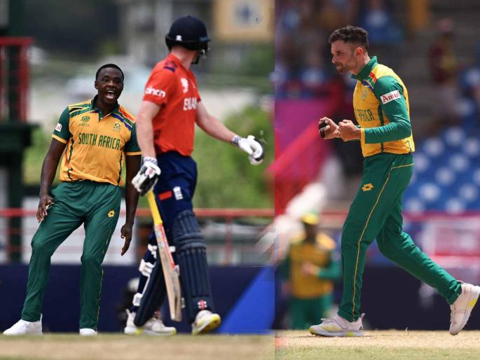 T20 World Cup 2024 ENG vs SA Live Marathi :South Africa on the verge of Semi Final! Defending champion England lose thriling match | दक्षिण आफ्रिका Semi Final च्या उंबरठ्यावर! गतविजेत्या इंग्लंडचा विजयाचा घास हिसकावला 