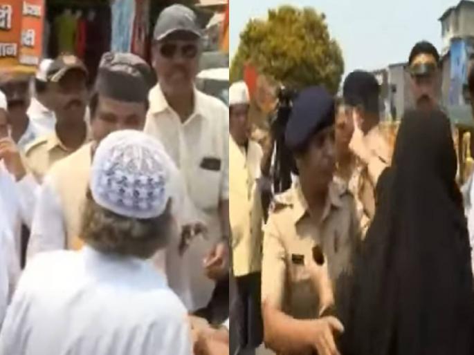 Two groups of Muslim community clash in Bandra over Waqf Bill | वक्फ विधेयकावरून वांद्रे येथे मुस्लीम समाजातील २ गट आमनेसामने; पोलिसांमुळे अनर्थ टळला Two groups of Muslim community clash in Bandra over Waqf Bill | वक्फ विधेयकावरून वांद्रे येथे मुस्लीम समाजातील २ गट आमनेसामने; पोलिसांमुळे अनर्थ टळला