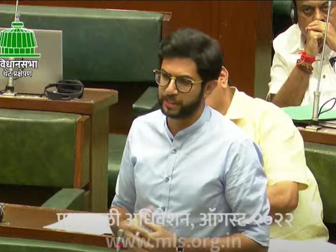 Shivsena MLA Aaditya Thackeray Speech on Primary Education, Target on Deepak Kesarkar | ...तेव्हा मला सुखद धक्का बसला; आदित्य ठाकरेंचा सभागृहात दीपक केसरकरांना टोला Shivsena MLA Aaditya Thackeray Speech on Primary Education, Target on Deepak Kesarkar | ...तेव्हा मला सुखद धक्का बसला; आदित्य ठाकरेंचा सभागृहात दीपक केसरकरांना टोला