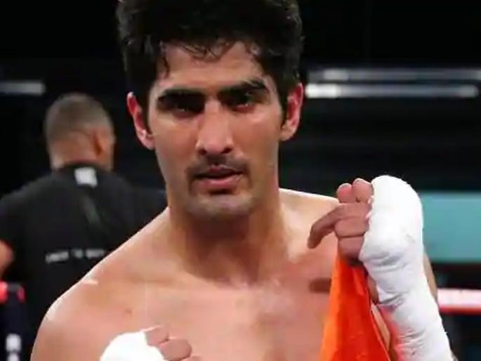 Vijender Singh hopes to return to the ring later in the year | वर्षाअखेर रिंगमध्ये परतण्याची विजेंदर सिंगला आशा Vijender Singh hopes to return to the ring later in the year | वर्षाअखेर रिंगमध्ये परतण्याची विजेंदर सिंगला आशा