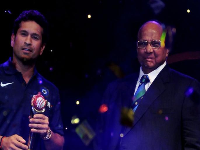 'Sachin has hit Pakistan on 15th year', sharad Pawar' support sachin tendulkar ' | सचिन-सुनिलचं काय चुकलं?, पाकिस्तानला हरवण्याची धमक असलेल्यांवर टीका का?; शरद पवारांची 'बॅटिंग' 'Sachin has hit Pakistan on 15th year', sharad Pawar' support sachin tendulkar ' | सचिन-सुनिलचं काय चुकलं?, पाकिस्तानला हरवण्याची धमक असलेल्यांवर टीका का?; शरद पवारांची 'बॅटिंग'