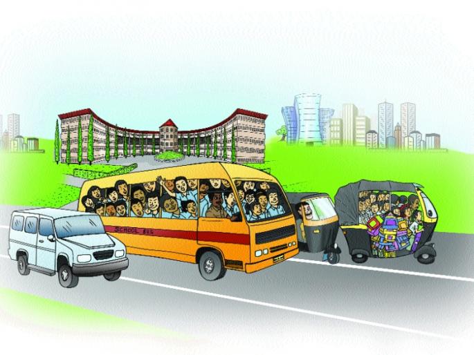 New year school bus organization aggressive | नववर्षात स्कूल बस संघटना आक्रमक New year school bus organization aggressive | नववर्षात स्कूल बस संघटना आक्रमक
