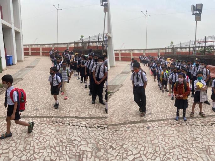 Coronavirus: School Reopen in Mumbai from today; Classes I to VII start | School Reopen: मुंबईत शाळांची घंटा आजपासून वाजणार; पहिली ते सातवीचे वर्ग सुरू Coronavirus: School Reopen in Mumbai from today; Classes I to VII start | School Reopen: मुंबईत शाळांची घंटा आजपासून वाजणार; पहिली ते सातवीचे वर्ग सुरू