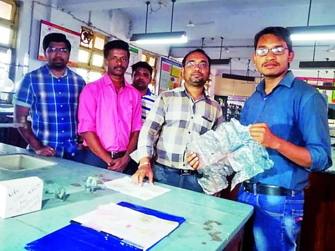 Science Day: Bio-plastic made by college students | विज्ञान दिवस : महाविद्यालयीन विद्यार्थ्यांनी तयार केले जैव प्लास्टिक