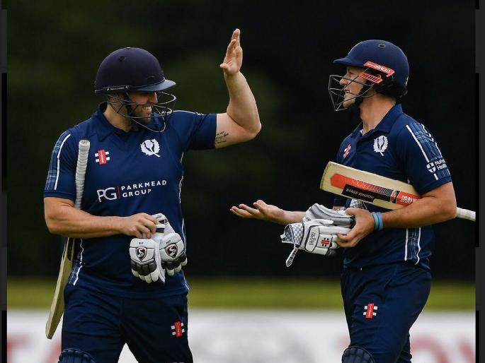 Scotland post a massive score of 252/3 against Netherlands in Dublin - this is the sixth highest T20I total | स्कॉटलंडच्या फलंदाजांची धु धु धुलाई; ट्वेंटी-20 विक्रमी भागीदारी, ऑस्ट्रेलियाचा विक्रम मोडला
