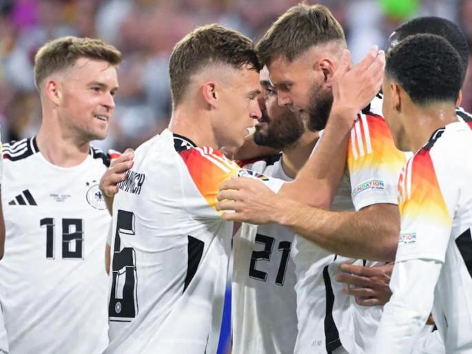 European Football Club Championship scotland vs germany euro 2024 Scotland won 5-1 against Germany | फुटबॉलचा Mini World Cup! यजमान जर्मनीची विजयी सलामी; स्कॉटलंडचा दारूण पराभव European Football Club Championship scotland vs germany euro 2024 Scotland won 5-1 against Germany | फुटबॉलचा Mini World Cup! यजमान जर्मनीची विजयी सलामी; स्कॉटलंडचा दारूण पराभव