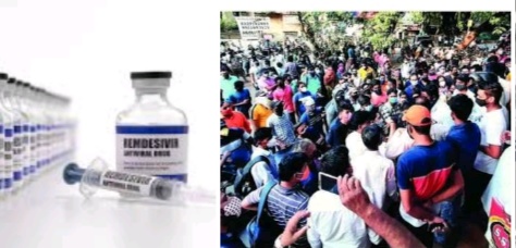 Coronavirus Pune: Large crowd of relatives of patients for 'Remedies' in Pune; From tomorrow, it will be available only at this place | Coronavirus Pune : पुण्यात 'रेमडिसिव्हर'मिळेना, उद्यापासून केमिस्ट पण नाही देणार; रुग्णांच्या नातेवाईकांनी जायचं कुठे? Coronavirus Pune: Large crowd of relatives of patients for 'Remedies' in Pune; From tomorrow, it will be available only at this place | Coronavirus Pune : पुण्यात 'रेमडिसिव्हर'मिळेना, उद्यापासून केमिस्ट पण नाही देणार; रुग्णांच्या नातेवाईकांनी जायचं कुठे?