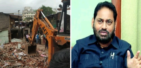 Pune Ambil Odha :Mayor Murlidhar Mohol was sleeping during the Ambil Odha action? There should be an enquiry through the state government: Energy Minister Nitin Raut | Nitin Raut : "आंबील ओढा कारवाईवेळी महापौर काय झोपा काढत होते का? डॉ.ऊर्जामंत्री नितीन राऊत यांचा हल्लाबोल