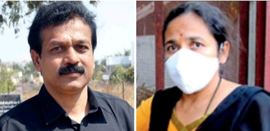 Ravindra Barhate's wife arrested by Crime Branch; The Enquiry began a few hours later | माहिती अधिकार कार्यकर्ता रवींद्र बऱ्हाटेच्या पत्नीला गुन्हे शाखेकडून अटक Ravindra Barhate's wife arrested by Crime Branch; The Enquiry began a few hours later | माहिती अधिकार कार्यकर्ता रवींद्र बऱ्हाटेच्या पत्नीला गुन्हे शाखेकडून अटक