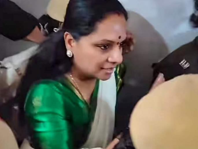 CBI's big action in Delhi liquor policy case, former chief minister's daughter K Kavita arrested | दिल्ली मद्य धोरण प्रकरणात CBI ची मोठी अॅक्शन, माजी मुख्यमंत्र्याची मुलगी के कविता यांना अटक CBI's big action in Delhi liquor policy case, former chief minister's daughter K Kavita arrested | दिल्ली मद्य धोरण प्रकरणात CBI ची मोठी अॅक्शन, माजी मुख्यमंत्र्याची मुलगी के कविता यांना अटक