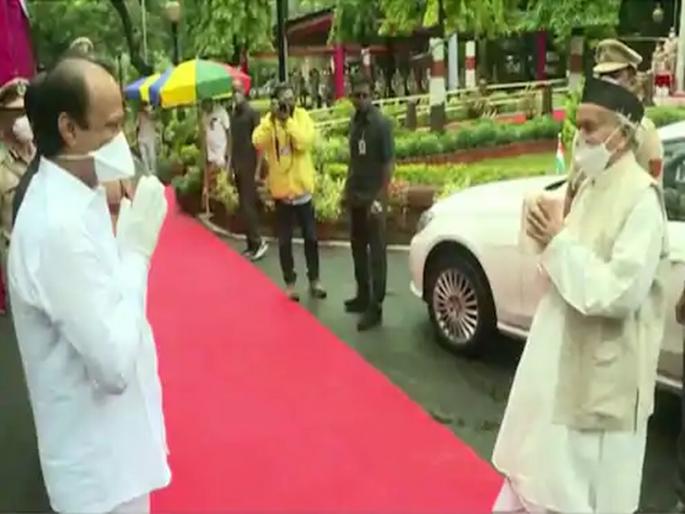 Video Pune! "We came to your state without permission"; Governor to Ajit Pawar | Video: पुणे! "तुमच्या राज्यात विनापरवानगी आलो"; राज्यपालांची अजित पवारांना कोपरखळी Video Pune! "We came to your state without permission"; Governor to Ajit Pawar | Video: पुणे! "तुमच्या राज्यात विनापरवानगी आलो"; राज्यपालांची अजित पवारांना कोपरखळी
