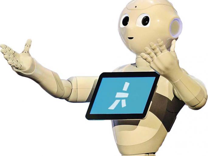 When Ai is a Hazir, when a robot comes to give a witness in Parliament. | एआय हाजीर हो म्हटल्यावर रोबोट संसदेत साक्ष द्यायला येतो तेव्हा.