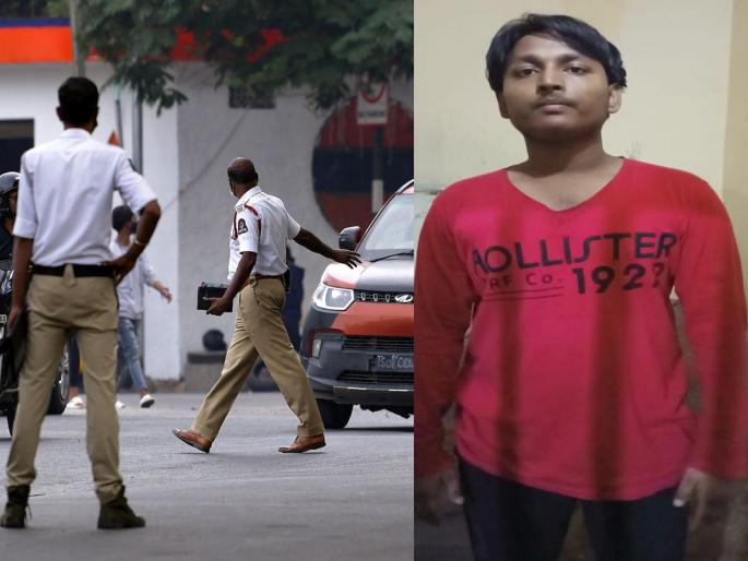 The traffic policeman was dragged for one to one and a half kilometers; Shocking incident at Vasant Nagari in Vasai | वाहतूक पोलिसाला एक ते दीड किलोमीटर फरफटत नेले; वसईतील वसंत नगरी येथील धक्कादायक घटना The traffic policeman was dragged for one to one and a half kilometers; Shocking incident at Vasant Nagari in Vasai | वाहतूक पोलिसाला एक ते दीड किलोमीटर फरफटत नेले; वसईतील वसंत नगरी येथील धक्कादायक घटना