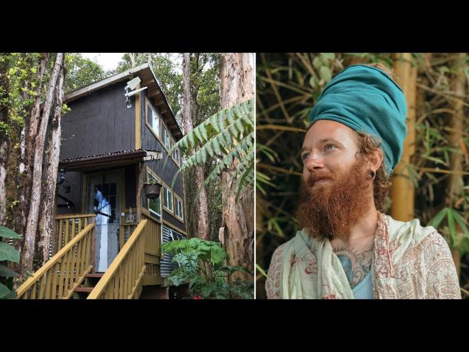 USA man left job in city start living in tree house in jungle in Hawaii | शहरी जगणं सोडून जंगलात राहू लागला, निसर्गाच्या सानिध्यात बनवलं खास घर USA man left job in city start living in tree house in jungle in Hawaii | शहरी जगणं सोडून जंगलात राहू लागला, निसर्गाच्या सानिध्यात बनवलं खास घर