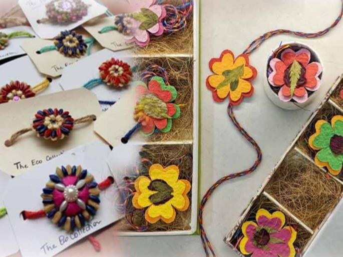 Kolhapur Students Create Seed Rakhis for Eco-Friendly Raksha Bandhan | इवलुशा राखीतून जन्म घेतील वृक्षवेली, आमचे यंदा पर्यावरणाशी रक्षाबंधन! तुमच्या शाळेत? Kolhapur Students Create Seed Rakhis for Eco-Friendly Raksha Bandhan | इवलुशा राखीतून जन्म घेतील वृक्षवेली, आमचे यंदा पर्यावरणाशी रक्षाबंधन! तुमच्या शाळेत?