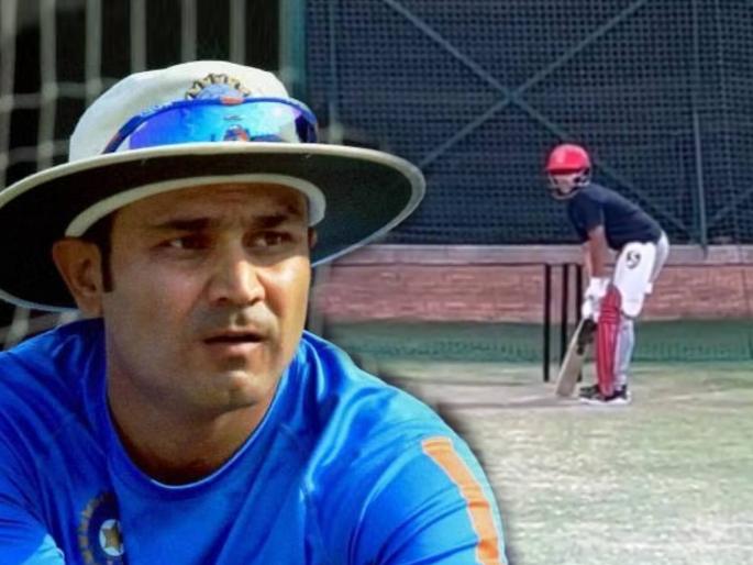 virender sehwag son aaryavir sehwag first ball four power hitting best batting runs in vijay merchant trophy 2023 delhi vs maharashtra | शाब्बास रे पठ्ठ्या! सेहवागच्या मुलगा आर्यवीरने चौकार मारून केली डावाची सुरूवात