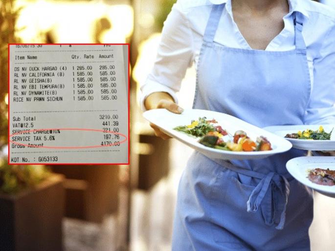 Hotels and restaurants cannot collect service tax from customers; High Court gives big decision | हॉटेल-रेस्टॉरंट ग्राहकांकडून सर्व्हिस टॅक्स वसूल करू शकत नाही; उच्च न्यायालयाचा महत्त्वपूर्ण निकाल Hotels and restaurants cannot collect service tax from customers; High Court gives big decision | हॉटेल-रेस्टॉरंट ग्राहकांकडून सर्व्हिस टॅक्स वसूल करू शकत नाही; उच्च न्यायालयाचा महत्त्वपूर्ण निकाल