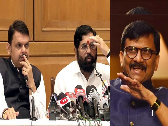 Shinde-Fadnavis forgotten in power! disenfranchised on Sanjay Raut, but where is the committee? | Sanjay Raut: सत्ताकारणात शिंदे-फडणवीस विसरले! राऊतांवर हक्कभंग तर आणला, पण समिती कुठेय...  Shinde-Fadnavis forgotten in power! disenfranchised on Sanjay Raut, but where is the committee? | Sanjay Raut: सत्ताकारणात शिंदे-फडणवीस विसरले! राऊतांवर हक्कभंग तर आणला, पण समिती कुठेय...
