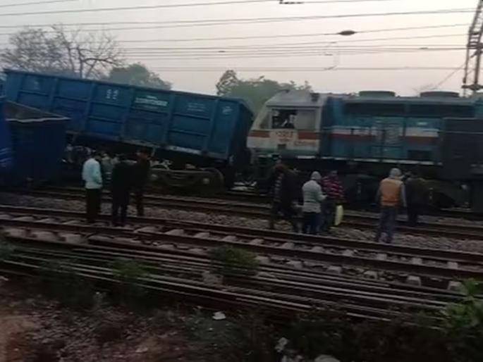 Railway Kavach Technique fail? Two freight trains collide head-on; Motorman serious | Railway Accident: रेल्वे कवच फेल? दोन मालगाड्या समोरसमोर आदळल्या; मोटरमन गंभीर Railway Kavach Technique fail? Two freight trains collide head-on; Motorman serious | Railway Accident: रेल्वे कवच फेल? दोन मालगाड्या समोरसमोर आदळल्या; मोटरमन गंभीर