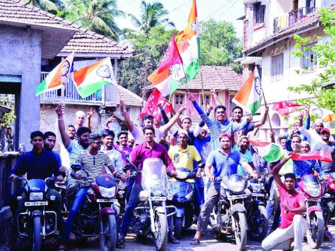 In Alibaug, the magic of the Congress, the magic of the Congress, is in the air | अलिबागमध्ये शेकाप, काँग्रेसची जादू हवेत विरली In Alibaug, the magic of the Congress, the magic of the Congress, is in the air | अलिबागमध्ये शेकाप, काँग्रेसची जादू हवेत विरली