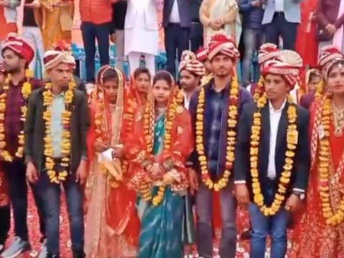 jhansi bride married to brother in law after groom did not come samuhik vivah yojna ballia like fraud | अरे देवा! नवरदेव आलाच नाही, नवरीने...; सामूहिक विवाहातील धक्कादायक वास्तव