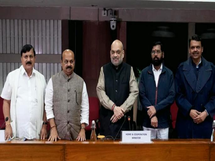 Maharashtra-Karnataka border dispute | 'Until the SC's decision comes...' Maharashtra-Karnataka border dispute Amit Shah's mediation | 'SC चा निर्णय येत नाही तोपर्यंत...' महाराष्ट्र-कर्नाटक सीमावादप्रश्नी अमित शहांची मध्यस्थी Maharashtra-Karnataka border dispute | 'Until the SC's decision comes...' Maharashtra-Karnataka border dispute Amit Shah's mediation | 'SC चा निर्णय येत नाही तोपर्यंत...' महाराष्ट्र-कर्नाटक सीमावादप्रश्नी अमित शहांची मध्यस्थी