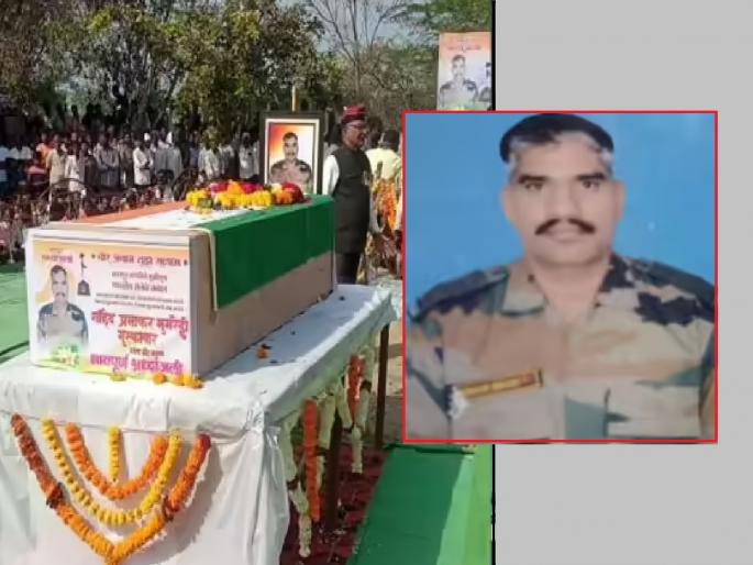 Soldier Prabhakar Muskawada dies in car accident while visiting family; Village in mourning | Nanded: कुटुंबियांच्या भेटीस आलेल्या जवानाचा कार अपघातात मृत्यू; मुले वाट पाहत राहिले... Soldier Prabhakar Muskawada dies in car accident while visiting family; Village in mourning | Nanded: कुटुंबियांच्या भेटीस आलेल्या जवानाचा कार अपघातात मृत्यू; मुले वाट पाहत राहिले...