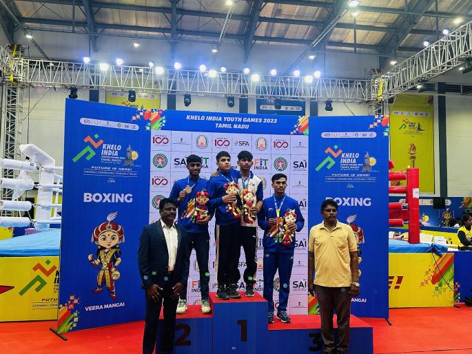 Boxers of Akola Krida Prabodhini have won silver and bronze medals in the boxing category in the competition. | खेलो इंडिया युथ गेम्समध्ये अकोल्याच्या दोन बॉक्सरांचे सुयश Boxers of Akola Krida Prabodhini have won silver and bronze medals in the boxing category in the competition. | खेलो इंडिया युथ गेम्समध्ये अकोल्याच्या दोन बॉक्सरांचे सुयश