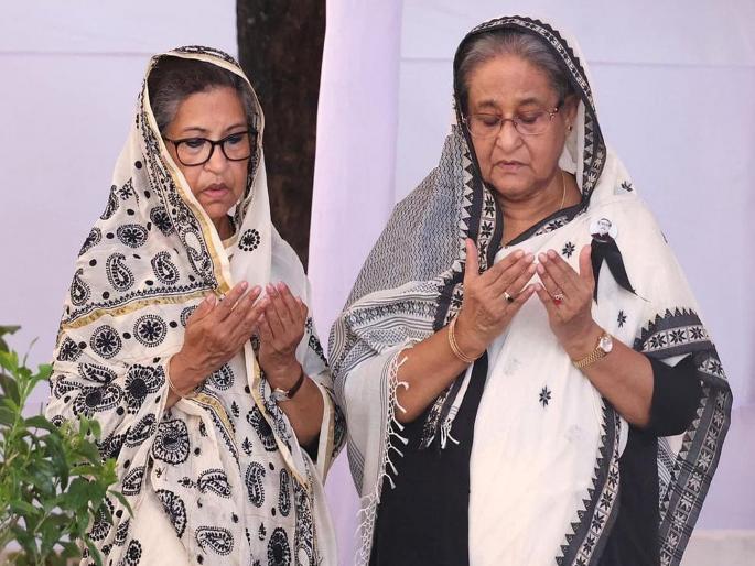 Daughter MP in London...Who is Sheikh Rehana?; With whom Sheikh Hasina is in India | मुलगी लंडनमध्ये खासदार...कोण आहे शेख रेहाना?; ज्यांच्यासोबत भारतात आहेत शेख हसीना Daughter MP in London...Who is Sheikh Rehana?; With whom Sheikh Hasina is in India | मुलगी लंडनमध्ये खासदार...कोण आहे शेख रेहाना?; ज्यांच्यासोबत भारतात आहेत शेख हसीना