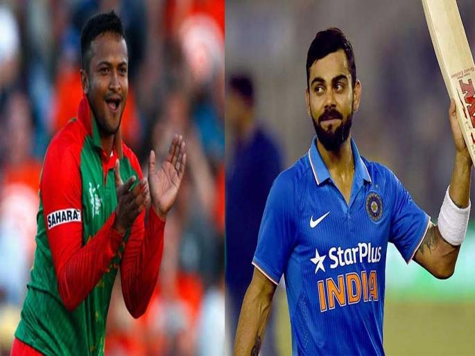 ICC World Cup 2019 : Shakib Al Hasan broke Virat Kohli record, he score most Runs In World Cup Among Current Asian Players | ICC World Cup 2019 : शकिब-मुशफिकरचा 'विराट' पराक्रम, कोहली-धोनीला टाकलं मागे